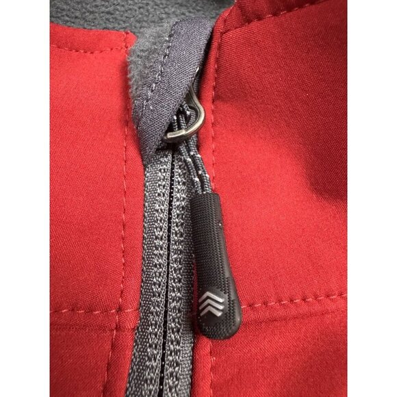 NEW Solaris Vest Mens Large Red Zip Water Resistant Fleece Lined Hiking Outdoor - Picture 8 of 15